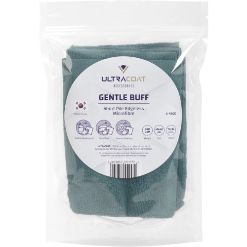 ULTRACOAT GENTLE BUFF 2-PACK uniwersalna mikrofibra bezszwowa